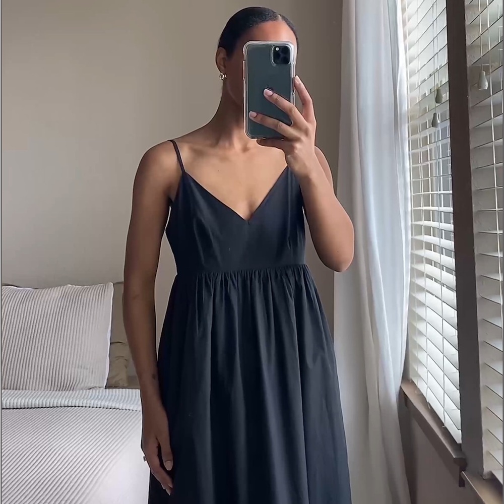 Quince 100% Organic Cotton Sleeveless Maxi Dress Size M